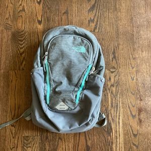 The North Face Vault Backpack Teal and grey